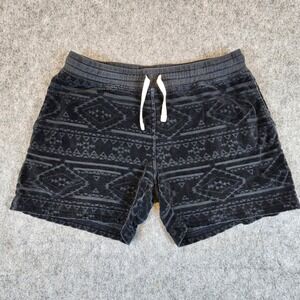 Chubbies Shorts Men XL Black Terry Cloth Lounge Southwestern Aztec 5.5 Inch READ